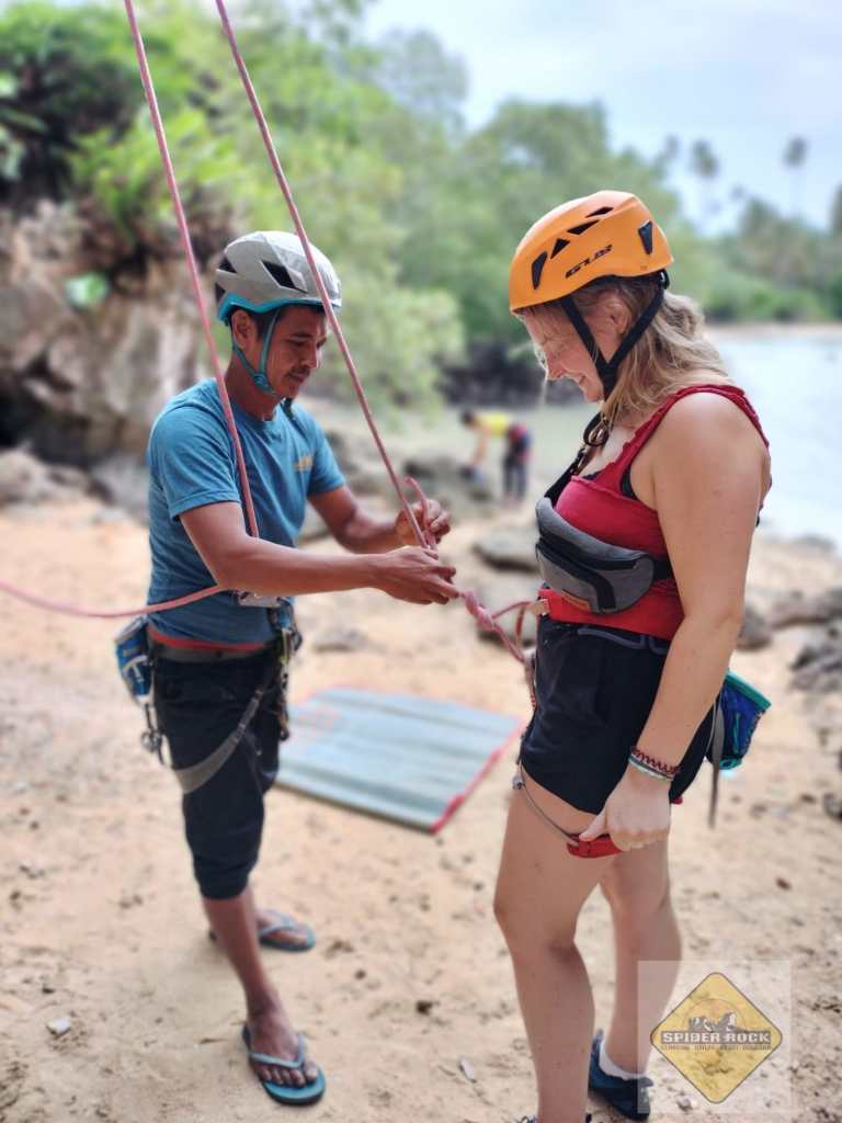 Climbing in Railay with one of our expert guides. 